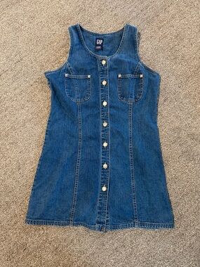 Vintage Gap Denim Dress 100% Cotton Sz 8